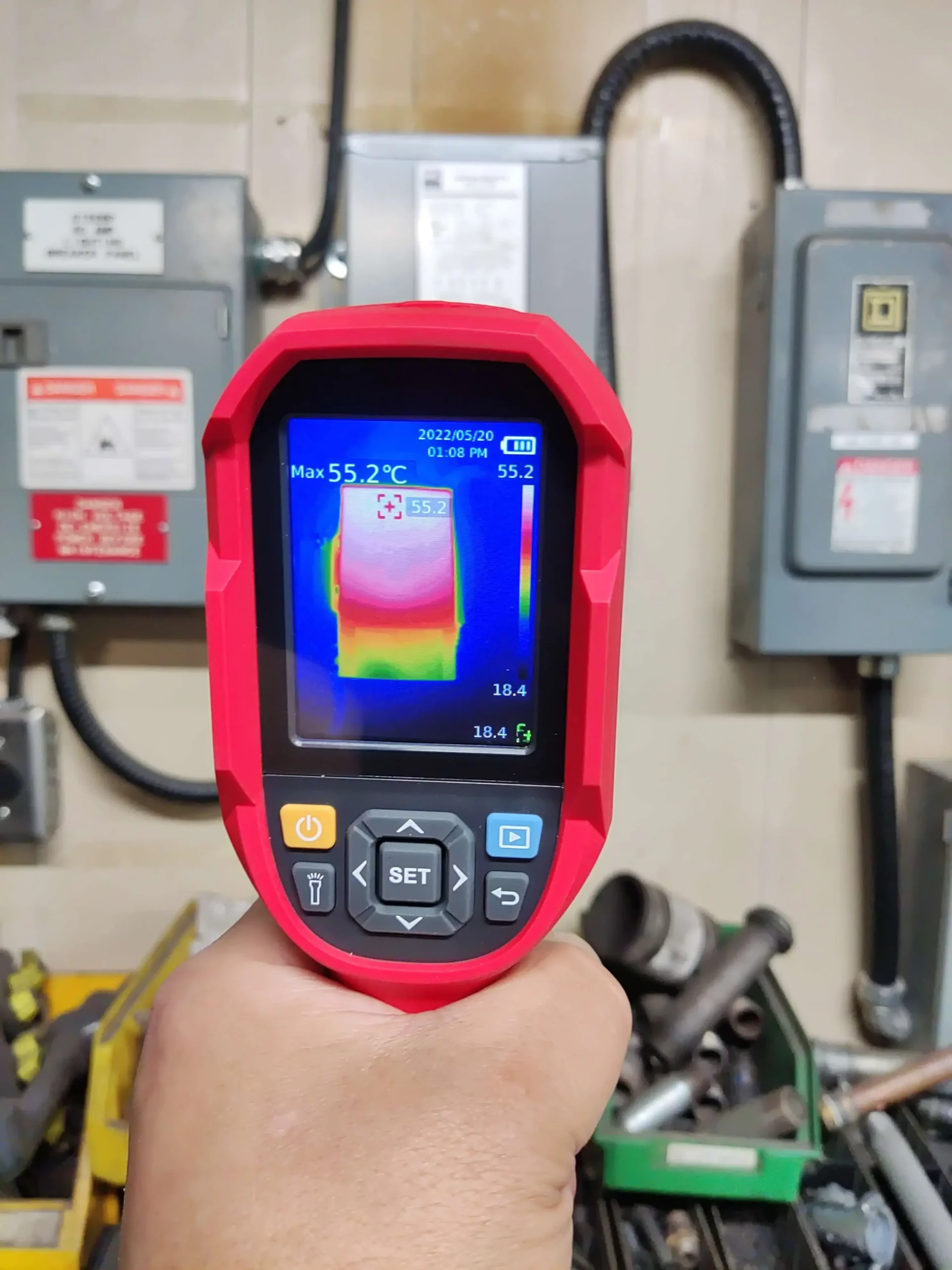 Thermal imaging preventive maintenance inspection